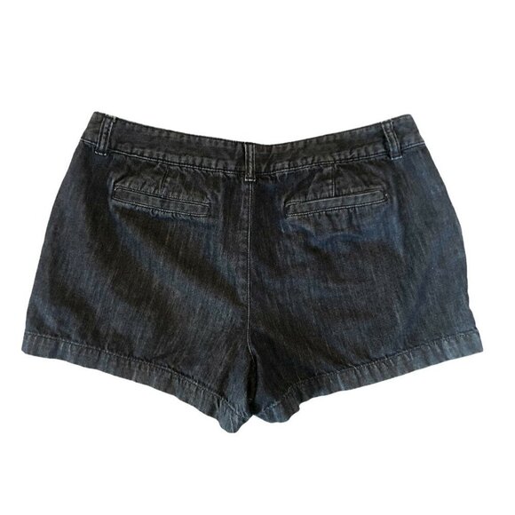 Ann Taylor LOFT Dark Blue Denim Shorts 14 - Picture 2 of 7